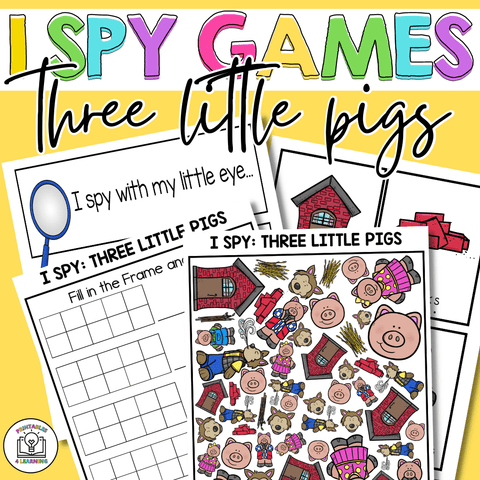 Three Little Pigs I Spy Packet