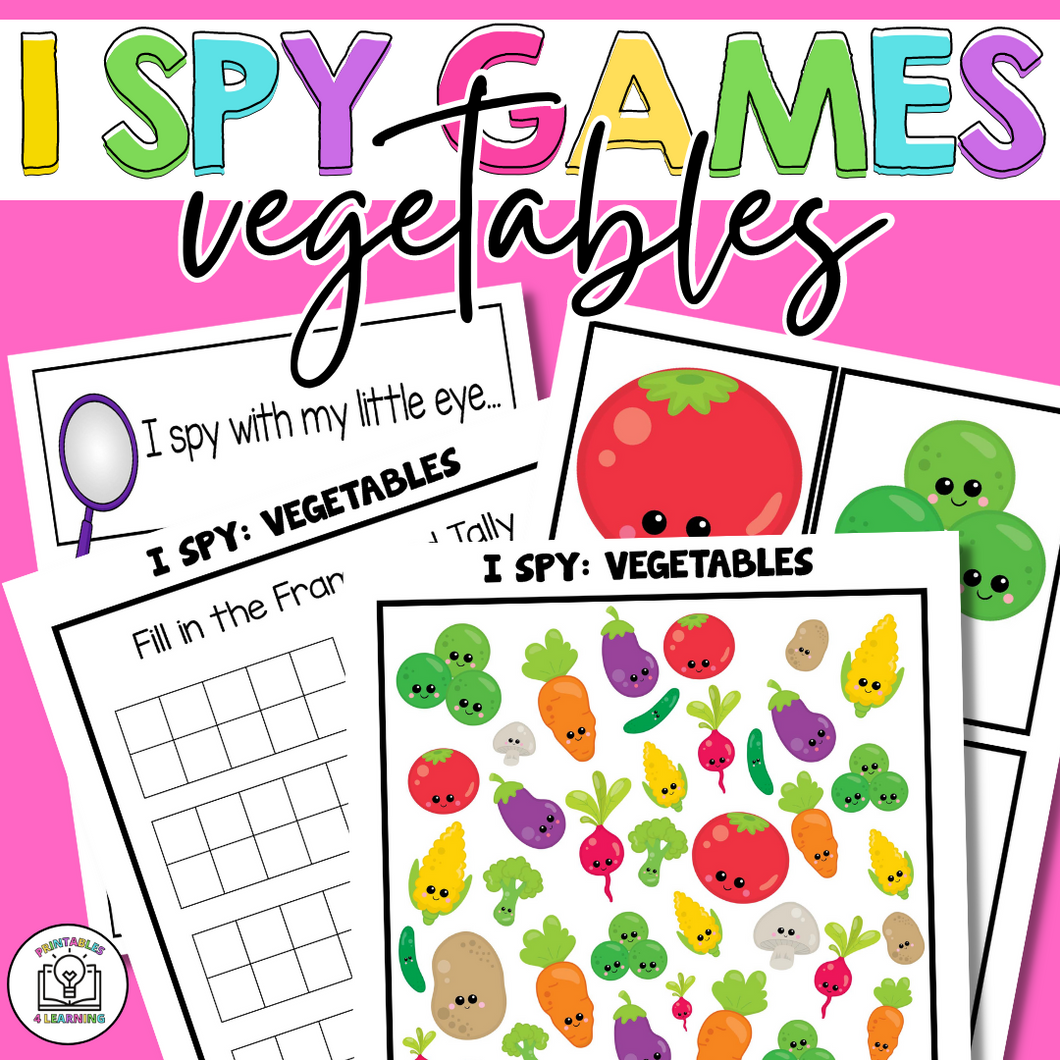 Vegetable I Spy Packet