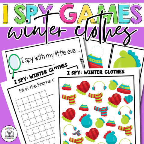 Winter Clothes I Spy Packet