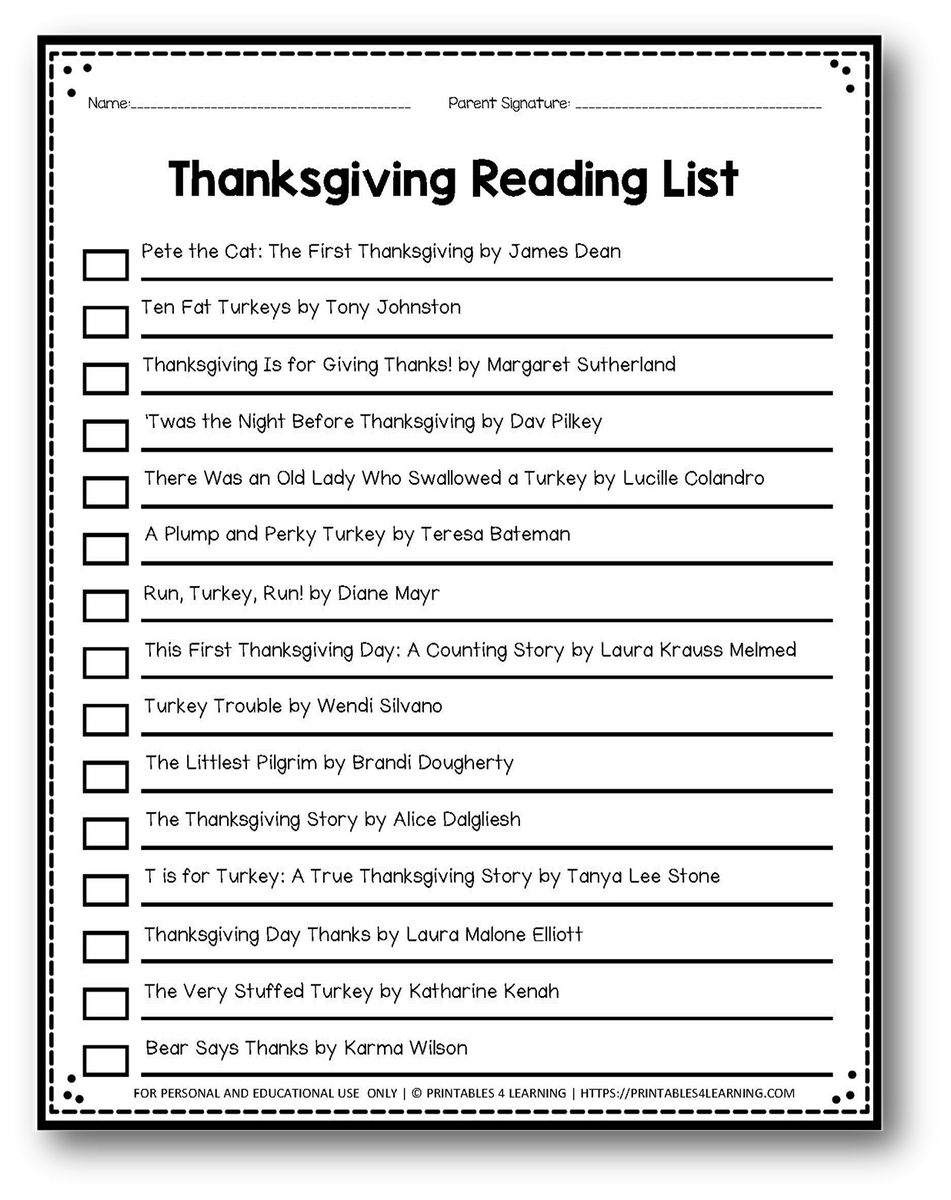 editable-reading-log-thanksgiving-books-for-kids-with-parent-handout