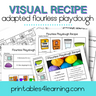 Adapted Visual Recipe: Flourless Playdough