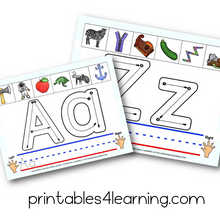 Load image into Gallery viewer, Alphabet Play Dough Mats Bundle - Printables 4 Learning
