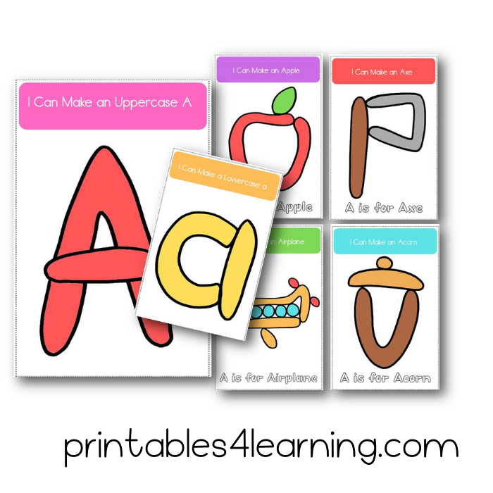 Letter Formation Play-Doh Mat: Letter G Printable