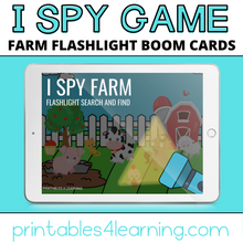 Load image into Gallery viewer, Boom Cards™ Digital Task Cards: I Spy Farm Flashlight Game - Printables 4 Learning
