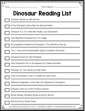 Load image into Gallery viewer, Editable Reading Log: Dinosaur Books for Kids with Parent Handout
