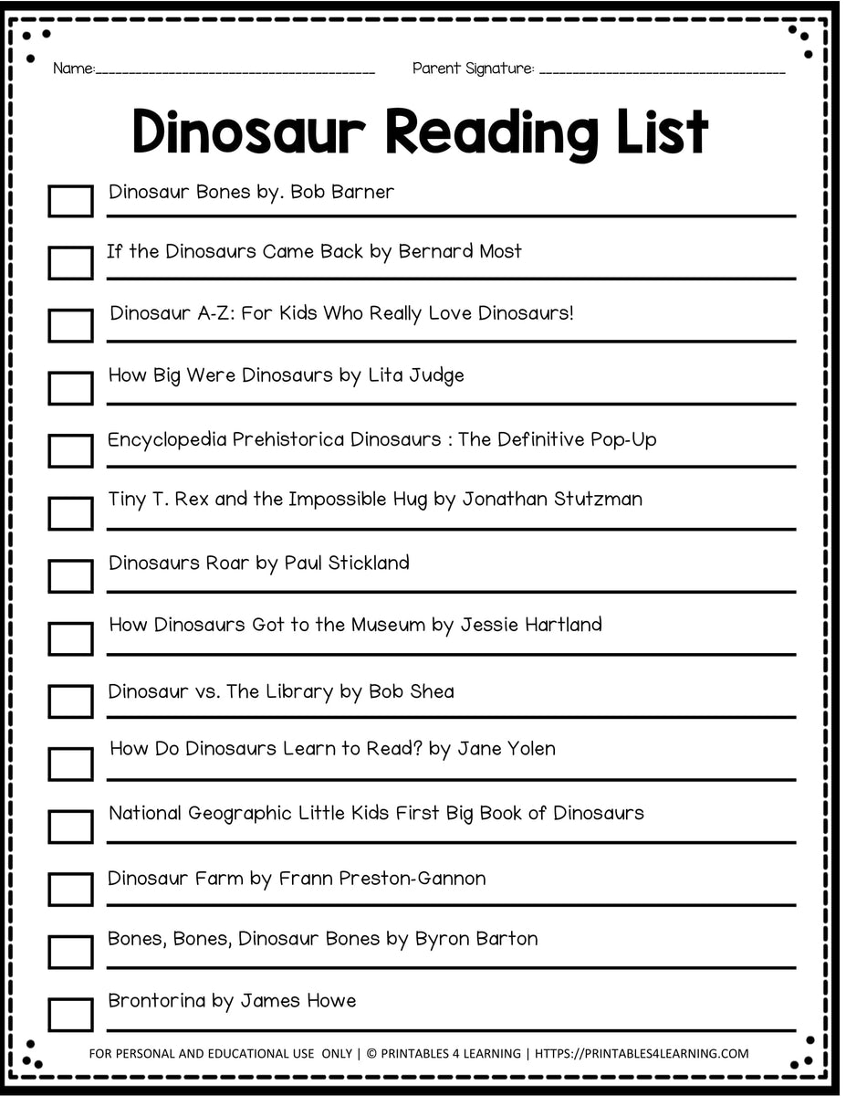 editable-reading-log-dinosaur-books-for-kids-with-parent-handout