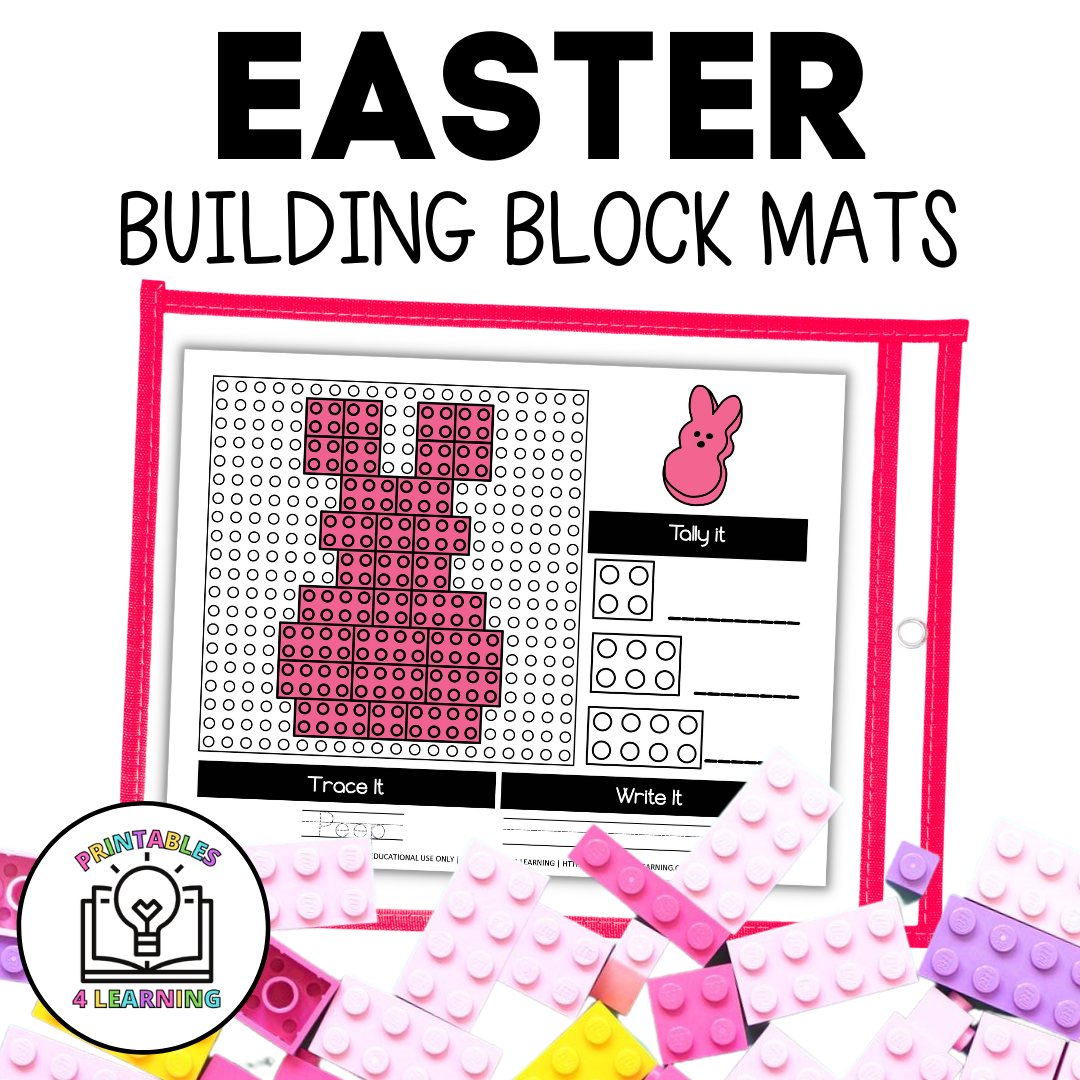 Easter Building Block Mats – Printables 4 Learning