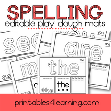 Load image into Gallery viewer, Editable Sight Words Play Dough Mats - Printables 4 Learning
