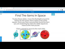 Load and play video in Gallery viewer, Boom Cards™ Digital Task Cards: I Spy Solar System Flashlight Game
