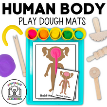 Load image into Gallery viewer, Human Body Playdough Mats
