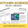 Lemon Volcano Science Experiment: What Makes the Biggest Eruption?