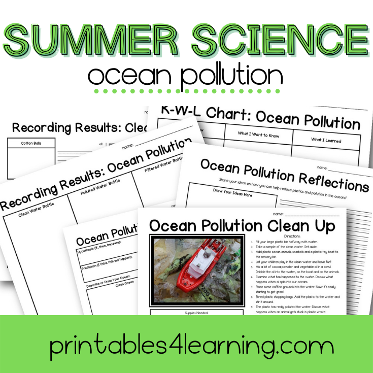 Ocean Pollution Science Experiment: Can You Clean Up The Pollution ...