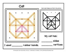 Load image into Gallery viewer, Geoboard Activities: Pet Patterns Packet
