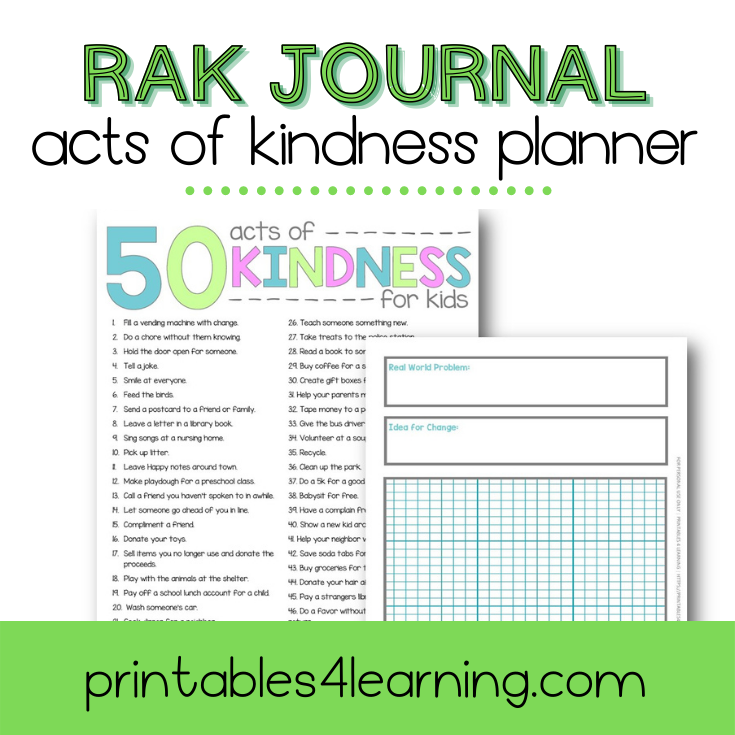 Random Acts of Kindness Journal