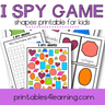 Shapes I Spy Packet