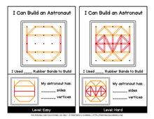 Load image into Gallery viewer, Geoboard Activities: Outer Space Patterns Packet
