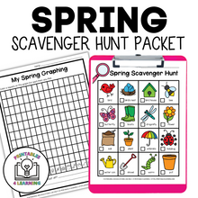 Load image into Gallery viewer, Spring Scavenger Hunt Packet
