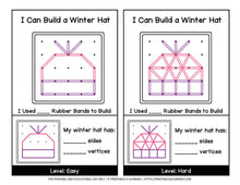 Load image into Gallery viewer, Geoboard Activities: Winter Patterns Packet
